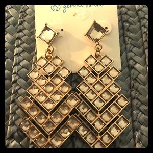 2/$30 EXPRESS EARRINGS  White  STONES  CLASSY